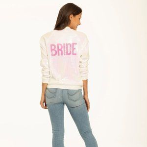 Hayley Paige Athleisure Bomber Jacket Size Medium